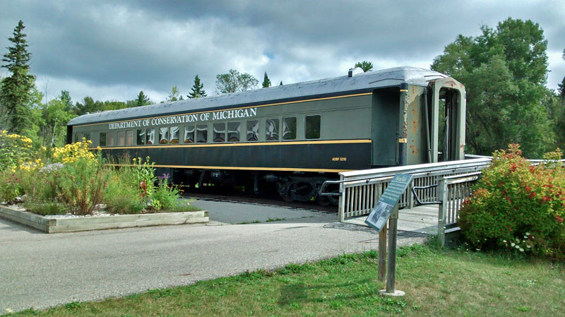 train car oden state fish hatchery